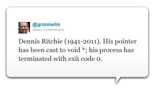 Dennis Ritchie, Co-Creator of Unix and Founder of C, Has Died